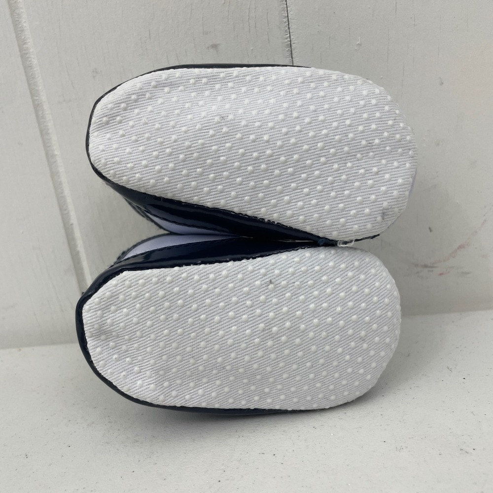 Fila Grant Hill 2 Retro Infant Crib Shoes White Navy 0-6 Months Toddler - Picture 5 of 8